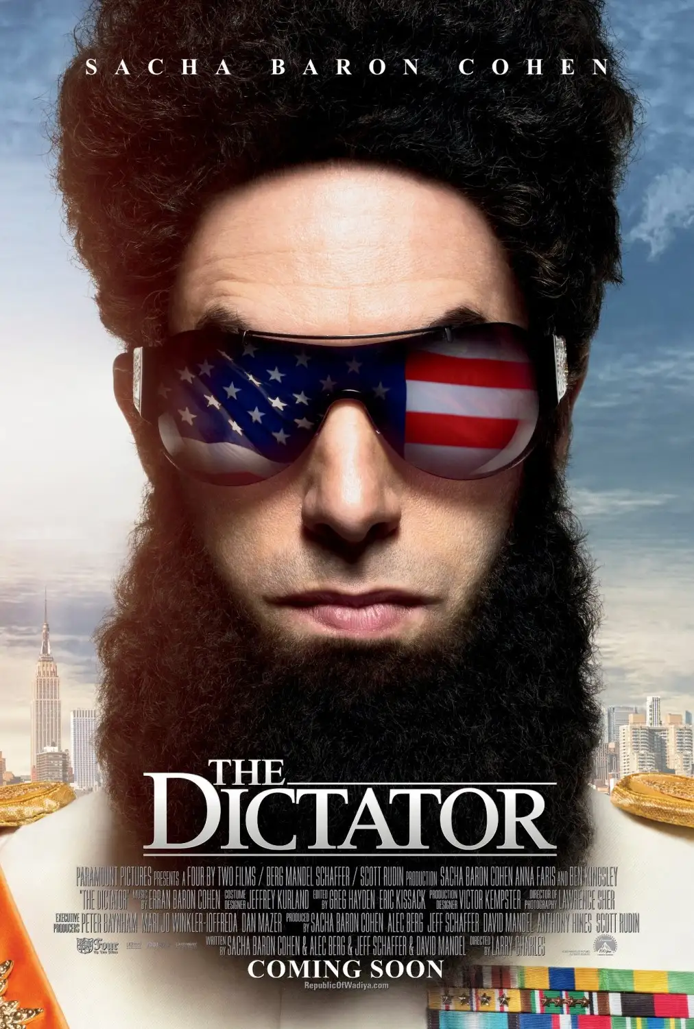 The Dictator (2012) poster.