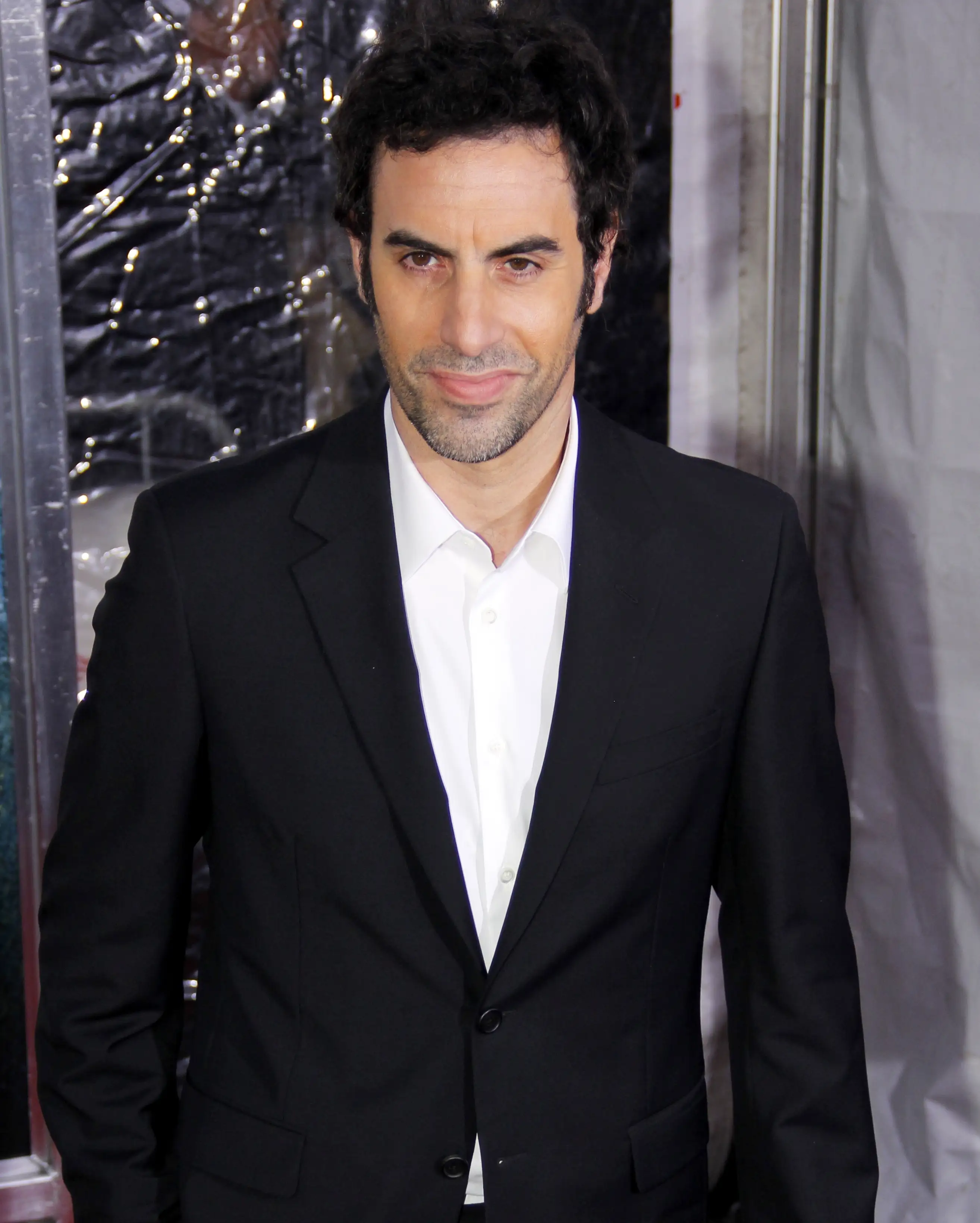 Sacha Baron Cohen at the New York premiere of Hugo, November 2011.